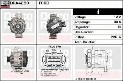 ��������� (Delco remy) DRA4258