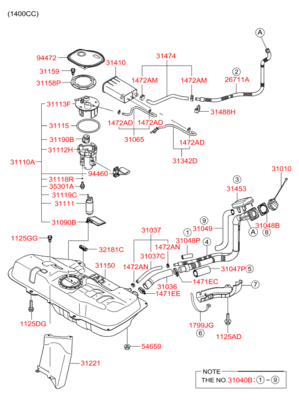   (Hyundai-KIA) 310904F000
