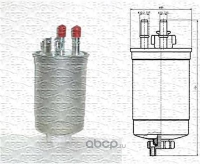 Топливный фильтр (MAGNETI MARELLI) 213908583000 Топливный фильтр (MAGNETI MARELLI) 213908583000