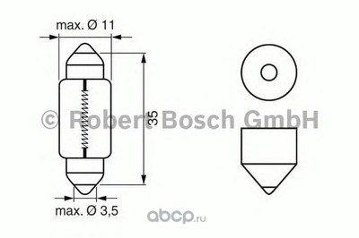   C5W (SV8,5) , 12 5 (Bosch) 1987302211