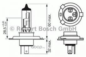  12V60/55W (H4) (Bosch) 1987301002
