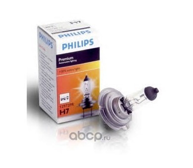   H7 (PX26d), 12 55, Premium Vision +30% (Philips) 12972PRC1 ()
