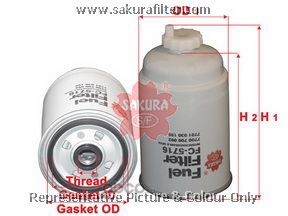 Фильтр топливный (Sakura) FC5716