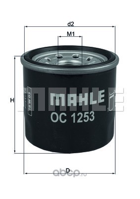 Масляный фильтр (Mahle/Knecht) OC1253