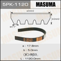 Ремень привода навесного оборудования (Masuma) 5PK1120