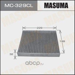 Фильтр салонный (Masuma) MC329CL
