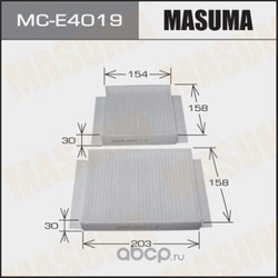 Фильтр салонный (Masuma) MCE4019