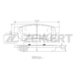  .. Chevrolet Lacetti (J200) 05- RE (Zekkert) BS2813