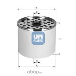 Топливный фильтр (UFI) 2436000