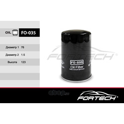 Фильтр масляный (Fortech) FO035