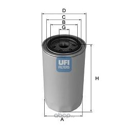 Масляный фильтр (UFI) 2341700