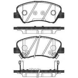 Колодка дискового тормоза с накладками в сборе (TRANSMASTER) TR273C