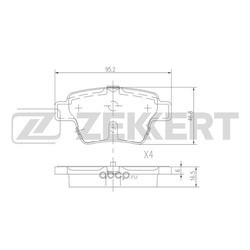  . .  Citroen C4 04- Peugeot 207 06- 307 02- (Zekkert) BS1144