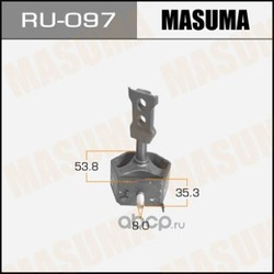 Подушка крепления глушителя (Masuma) RU097