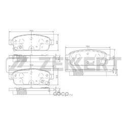  .. Chevrolet Cruze (J300) 09-/ Opel Astra J 09- Mokka 12- RE (Zekkert) BS1302