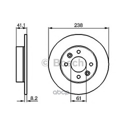Тормозной диск (Bosch) 0986478273