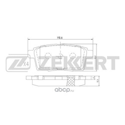  . .  Mazda CX-7 (ER) 07- (Zekkert) BS1229