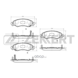    . Opel Agila A 00- Suzuki Wagon R III 03- Wagon R+ II 03- (Zekkert) BS1239