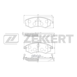  .. Hyundai Elantra (XD) 00- Sonata (EF) 98- FR (Zekkert) BS1774