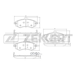  .. Hyundai Elantra (XD) 00- Matrix I 01- FR (Zekkert) BS1798