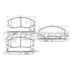  .. Hyundai Starex/H-1 02- Santa Fe I (SM) 01- Trajet (FO) 00- FR (Zekkert) BS1794