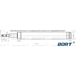 Картридж газомасляный передней стойки (BORT) G32245001
