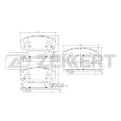  .. Hyundai Grandeur (TG) 05-/ Sonata (NF) 04- FR (Zekkert) BS1780