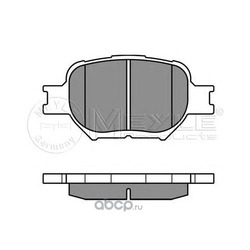 Комплект тормозных колодок, дисковый тормоз (Meyle) 0252352617