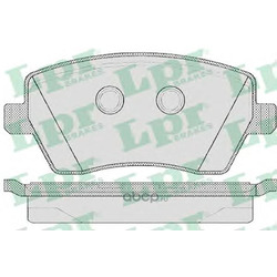 Комплект тормозных колодок, дисковый тормоз (Lpr) 05P867
