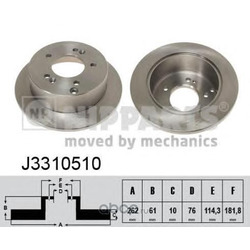 Тормозной диск (Nipparts) J3310510