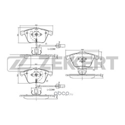  . .  Audi A4 / Avant II III 01- A6 / Avant III 04- (Zekkert) BS1173