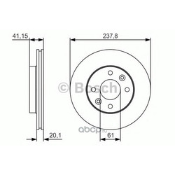 Тормозной диск (Bosch) 0986479R66