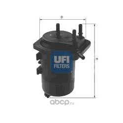 Топливный фильтр (UFI) 2401300