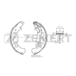  . .. Fiat 500 II 09 Punto II 03- Opel Corsa D 06- (Zekkert) BK4031