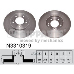Тормозной диск (Nipparts) N3310319