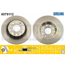 Тормозной диск (Girling) 6079112