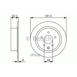 Тормозной диск (Bosch) 0986479R14