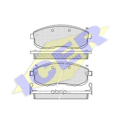 Комплект тормозных колодок, дисковый тормоз (Icer) 181101