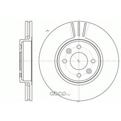 Тормозной диск (Remsa) 658310