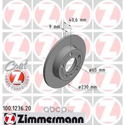 Тормозной диск (Zimmermann) 100123620