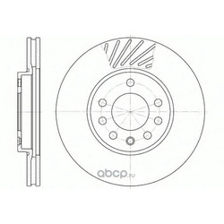 Тормозной диск (Remsa) 658410