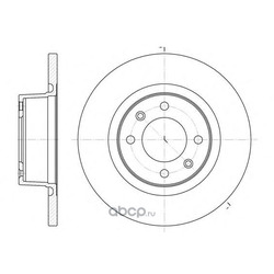 Тормозной диск (Remsa) 660500