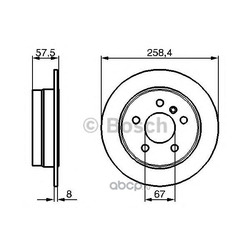 Тормозной диск (Bosch) 0986479235