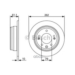 Тормозной диск (Bosch) 0986479508