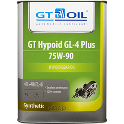 GT Hypoid GL-4 Plus, SAE 75W-90,4 (GT OIL) 8809059407998