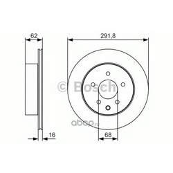 Тормозной диск (Bosch) 0986479S31