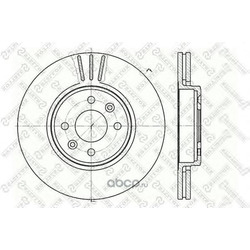 Тормозной диск (Stellox) 60203919VSX