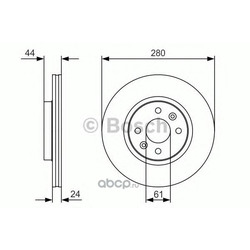 Тормозной диск (Bosch) 0986479R67