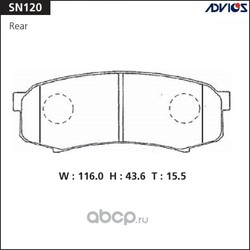    (LC80 / LC105) (ADVICS) SN120