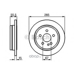 Тормозной диск (Bosch) 0986478469